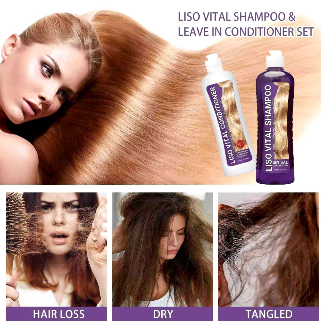 CHAMPU Y ACONDICIONADOR/ LISO VITAL SHAMPOO Y ACONDICIONADOR