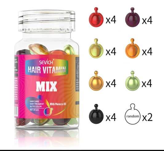 CAPSULAS DE VITAMINAS PARA EL CABELLO 30 Capstlas